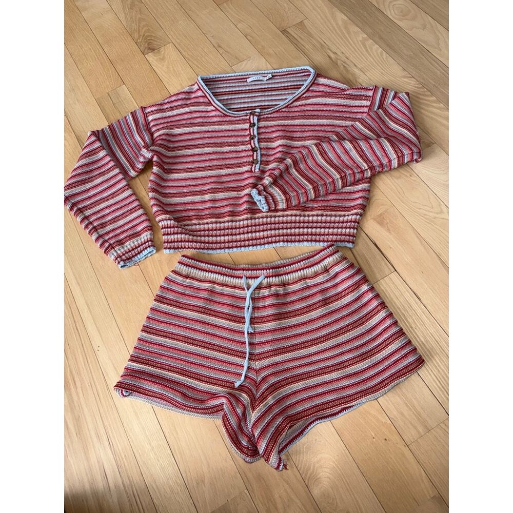 Lush Stripe Matching Set